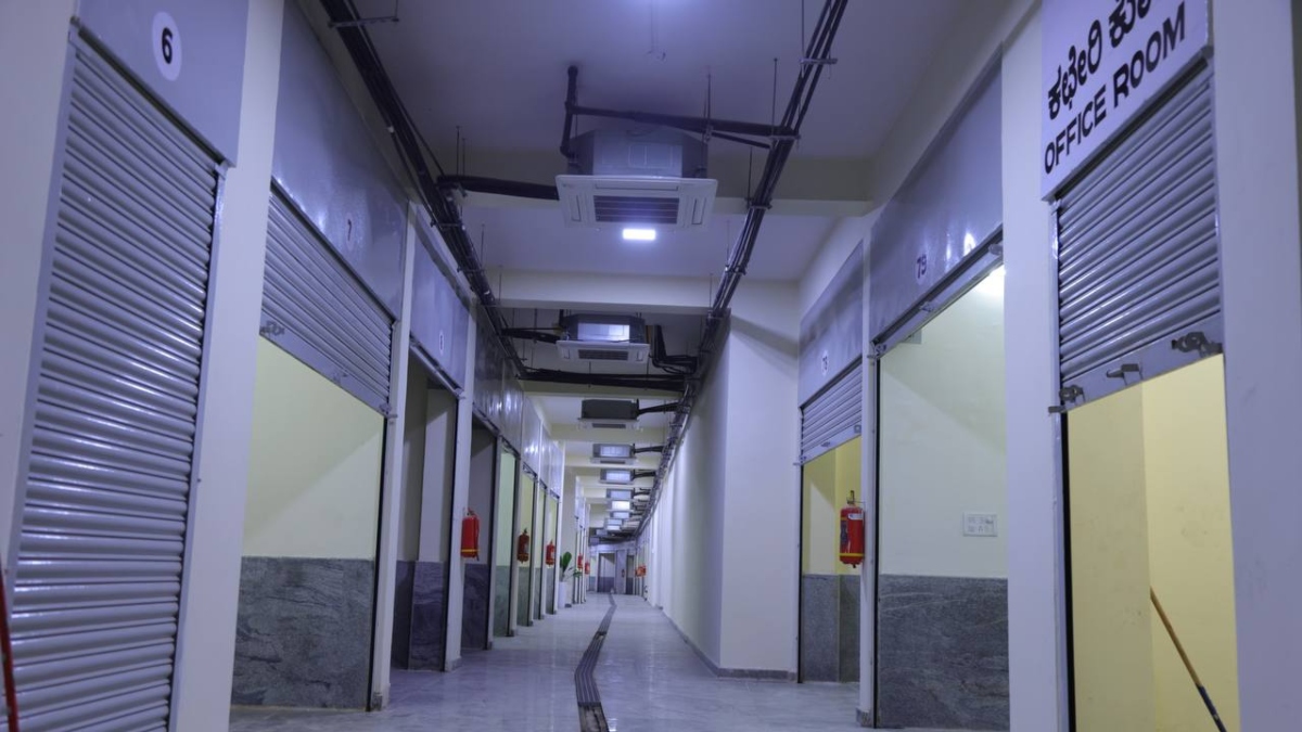 Vijayanagara's market got 79 underground shops | By special arrangement